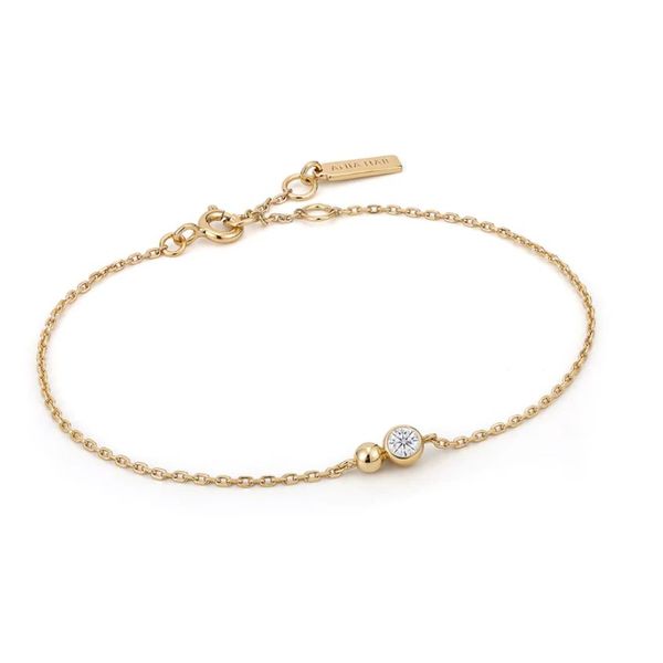 Sterling Silver Gold Orb Sparkle Chain Bracelet Molinelli's Jewelers Pocatello, ID