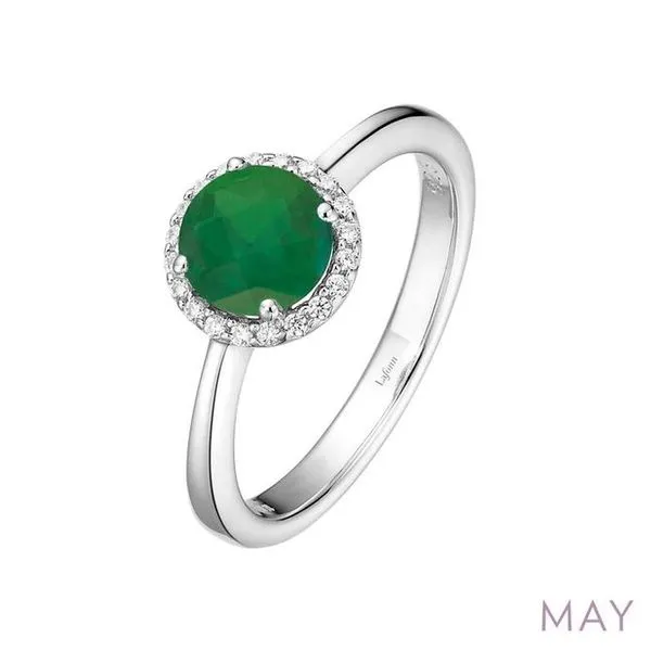 Sterling Silver Simulated Emerald Ring - 0.20 CTTW - Size 7 Molinelli's Jewelers Pocatello, ID