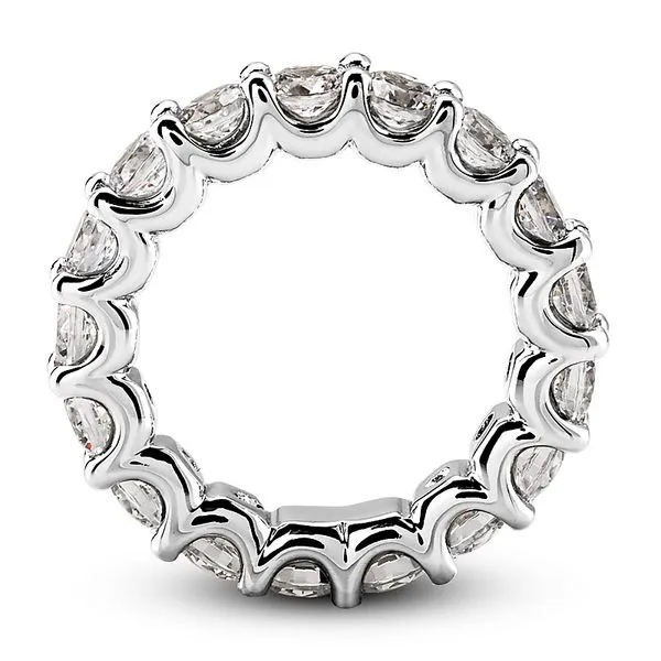 .40 Round Cut Diamond Eternity Band Image 3 Mollys Jewelers Brooklyn, NY