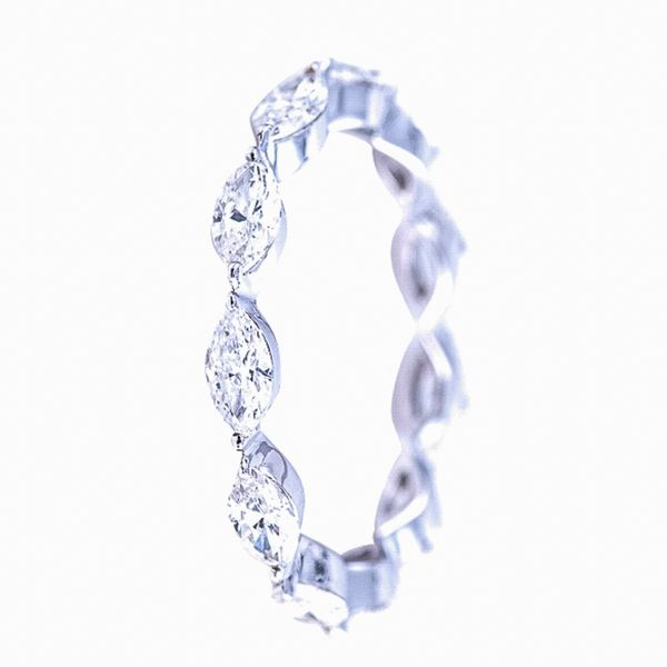 1.60ct Marquise Cut Diamond Eternity Band Image 2 Mollys Jewelers Brooklyn, NY