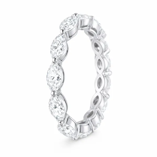 1.60ct Marquise Cut Diamond Eternity Band Mollys Jewelers Brooklyn, NY