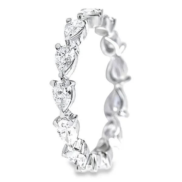 1.65ct Pear Cut Diamond Eternity Band Mollys Jewelers Brooklyn, NY