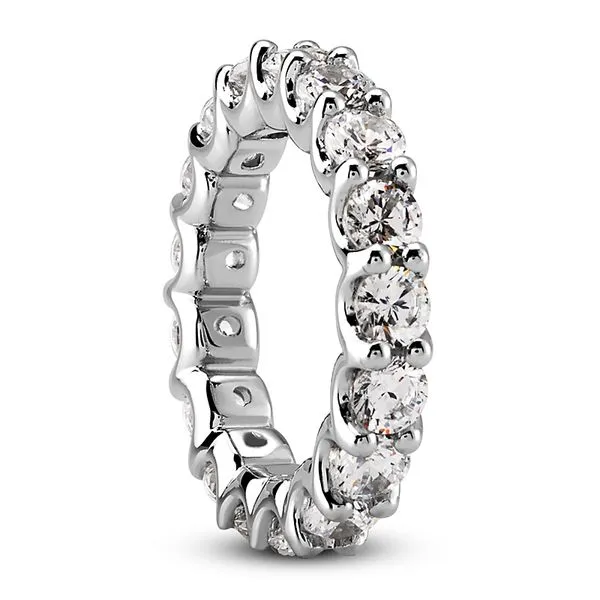 .07 Round Cut Diamond Eternity Band Image 3 Mollys Jewelers Brooklyn, NY