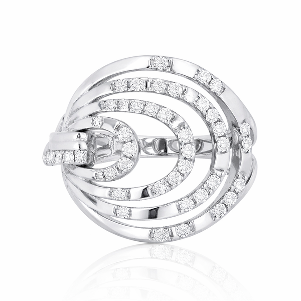 White Orbit 14K White Gold Diamond Ring – 0.56 CTW Mollys Jewelers Brooklyn, NY