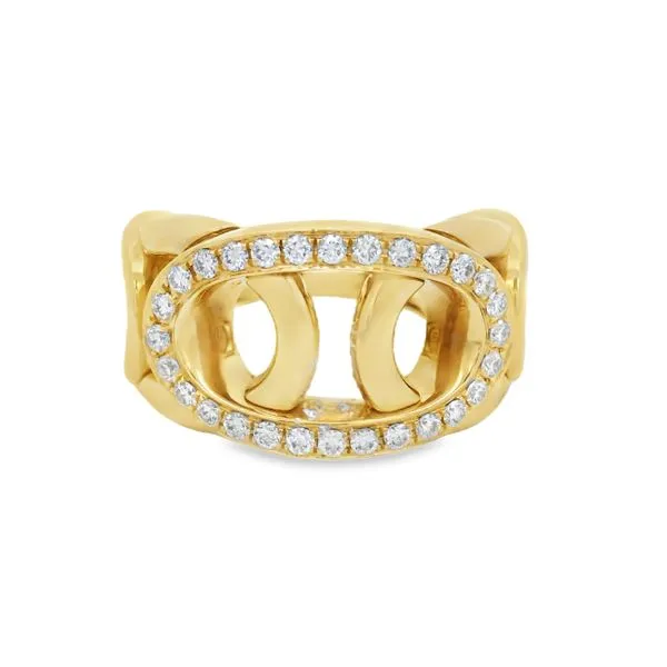 BoldLink 18K Yellow Gold Diamond Ring – 0.38ct Mollys Jewelers Brooklyn, NY