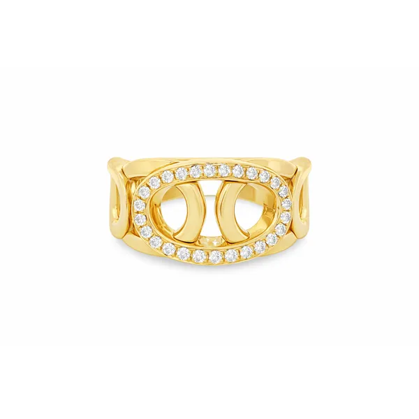 BoldLink 18K Yellow Gold Diamond Ring – 0.38ct Mollys Jewelers Brooklyn, NY