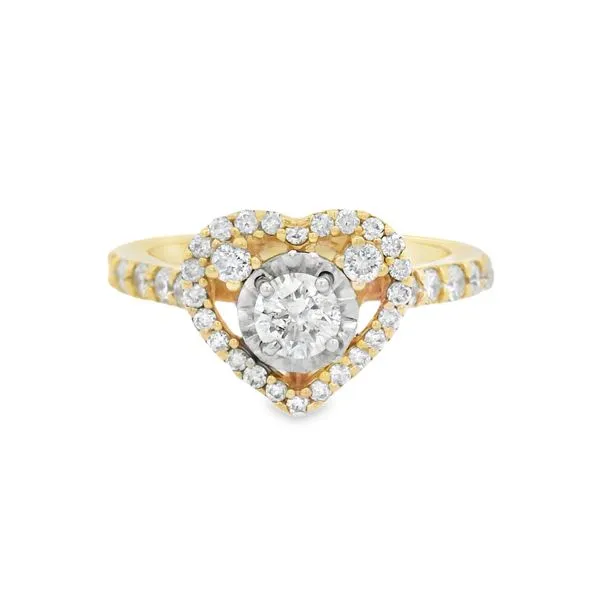 HeartGlow 14K Yellow Gold Diamond Ring – 0.89 CTW Mollys Jewelers Brooklyn, NY