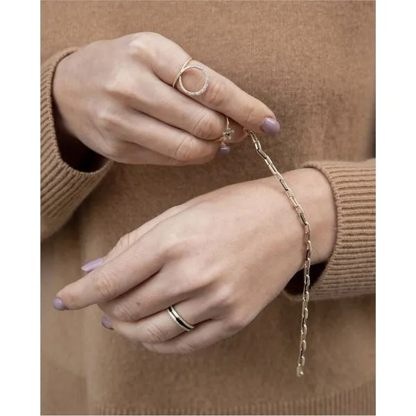 Elegant Intertwined Diamond Ring Image 2 Mollys Jewelers Brooklyn, NY