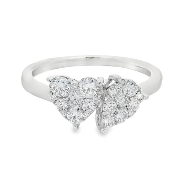 HeartGlow 14K White Gold Diamond Ring – 0.67 CTW Image 2 Mollys Jewelers Brooklyn, NY