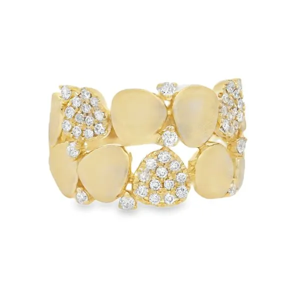 PetalGlow Yellow Gold Diamond Ring – 0.37ct Mollys Jewelers Brooklyn, NY