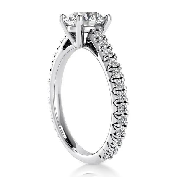 Engagement Ring, Center Stone Not Included Image 2 Mollys Jewelers Brooklyn, NY