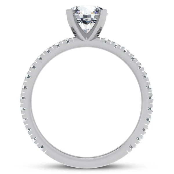 Engagement Ring, Center Stone Not Included Image 3 Mollys Jewelers Brooklyn, NY