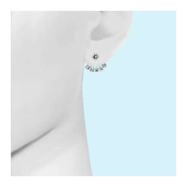 Diamond Earring Image 2 Mollys Jewelers Brooklyn, NY