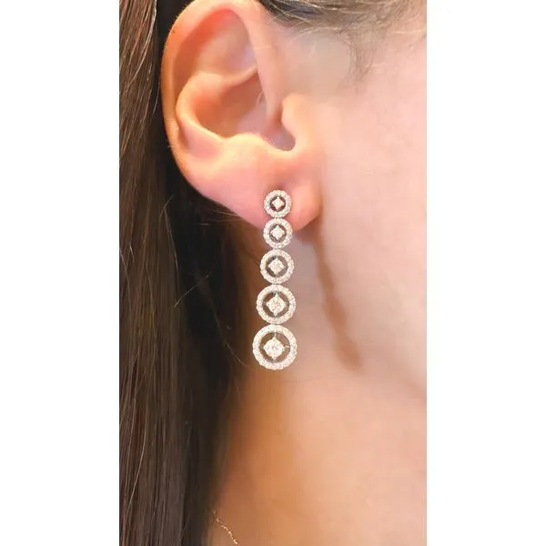 Diamond Earring Image 2 Mollys Jewelers Brooklyn, NY