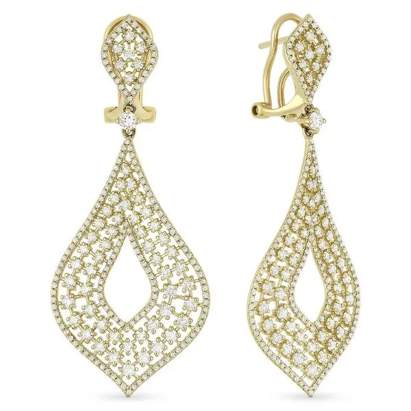 Diamond Earring Image 2 Mollys Jewelers Brooklyn, NY