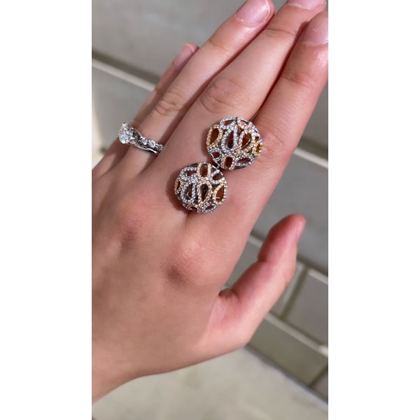 Diamond Earring Image 2 Mollys Jewelers Brooklyn, NY