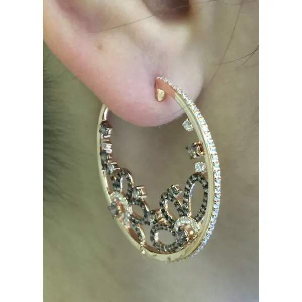 Diamond Earring Image 2 Mollys Jewelers Brooklyn, NY