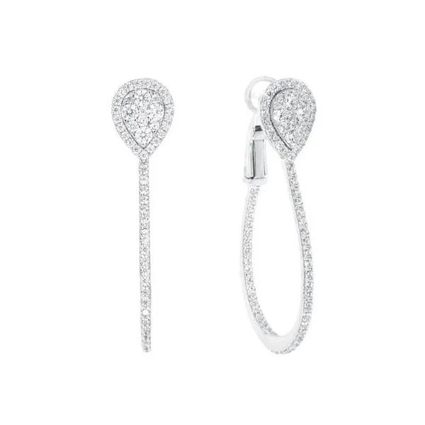 Diamond Earring Image 2 Mollys Jewelers Brooklyn, NY