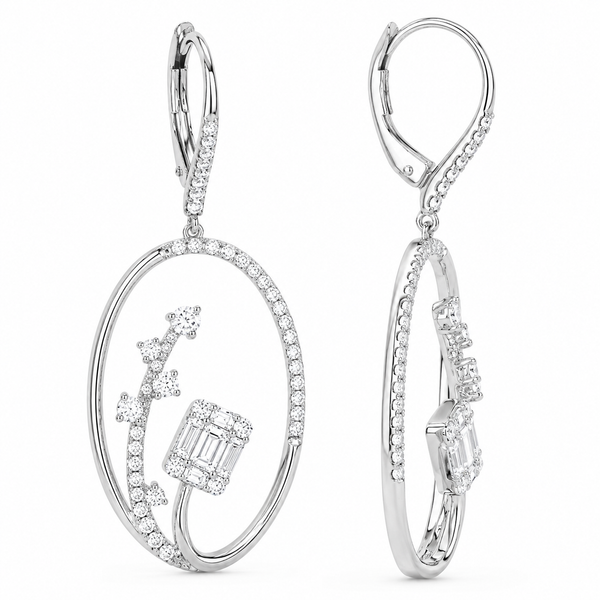 Diamond Earring Mollys Jewelers Brooklyn, NY