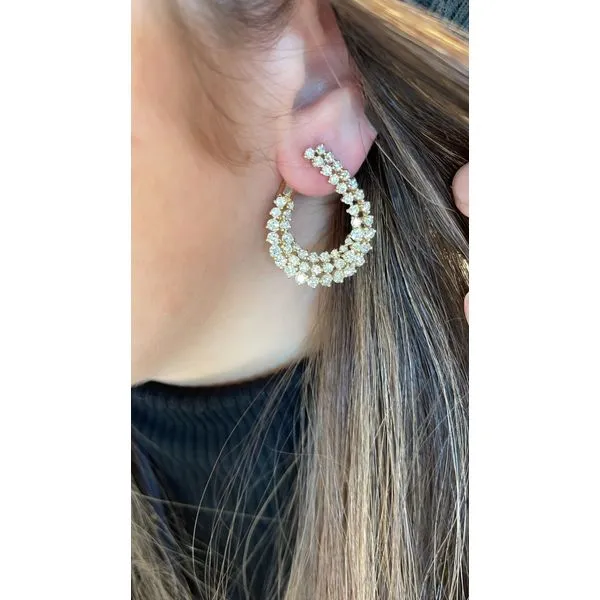 Diamond Earring Mollys Jewelers Brooklyn, NY