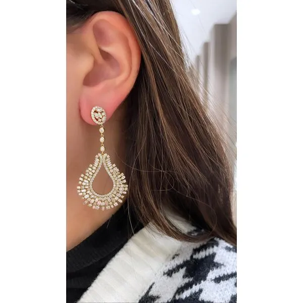 Diamond Earring Mollys Jewelers Brooklyn, NY