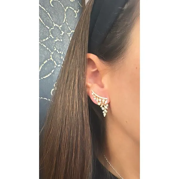 Diamond Earring Mollys Jewelers Brooklyn, NY
