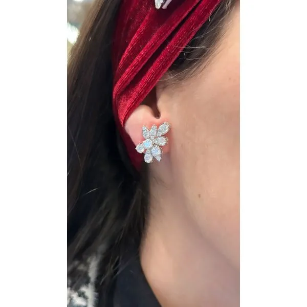 Diamond Earring Image 2 Mollys Jewelers Brooklyn, NY