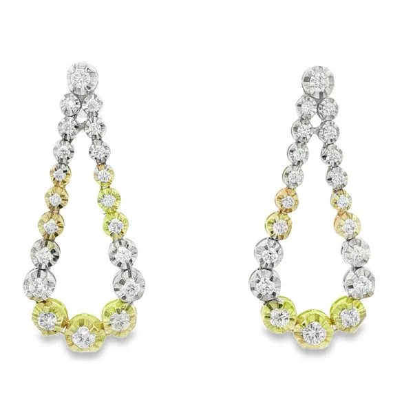 Diamond Earring Image 2 Mollys Jewelers Brooklyn, NY