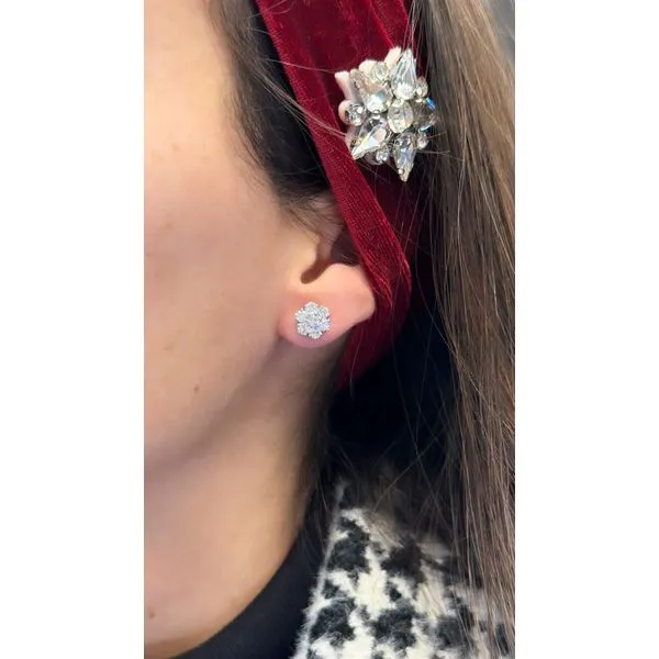 Diamond Earring Image 2 Mollys Jewelers Brooklyn, NY