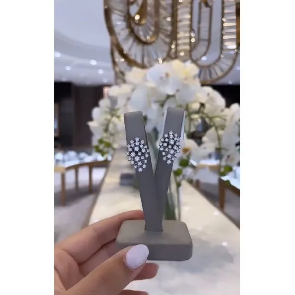 Diamond Earring Image 2 Mollys Jewelers Brooklyn, NY