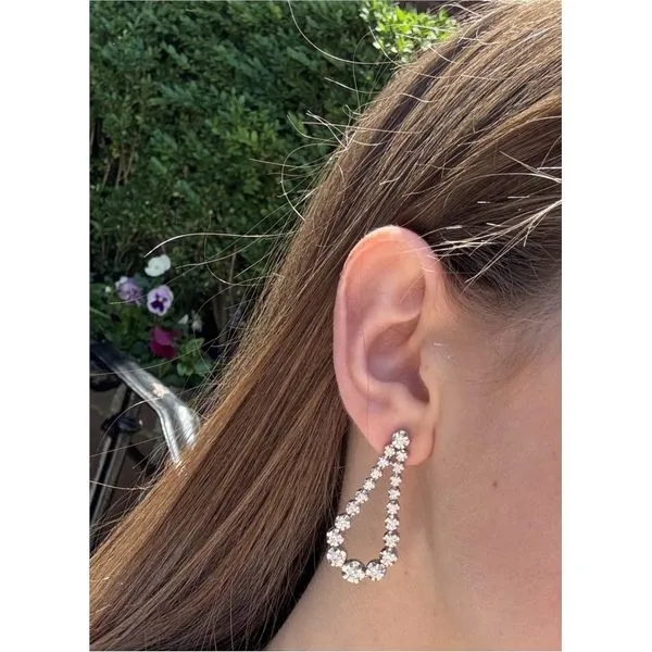 Diamond Earring Image 2 Mollys Jewelers Brooklyn, NY