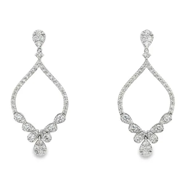 White Gold Diamond Earrings – Grace Mollys Jewelers Brooklyn, NY