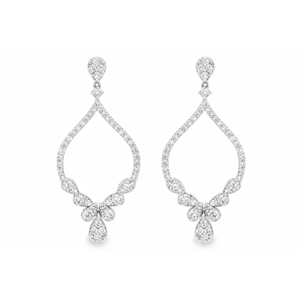 White Gold Diamond Earrings – Grace Mollys Jewelers Brooklyn, NY