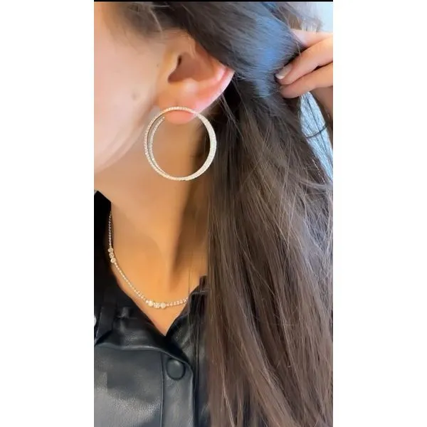 Diamond Earring Image 2 Mollys Jewelers Brooklyn, NY