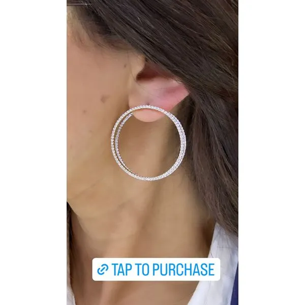 Diamond Earring Image 5 Mollys Jewelers Brooklyn, NY