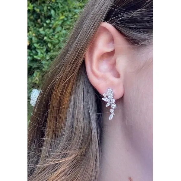 Diamond Earring Image 2 Mollys Jewelers Brooklyn, NY