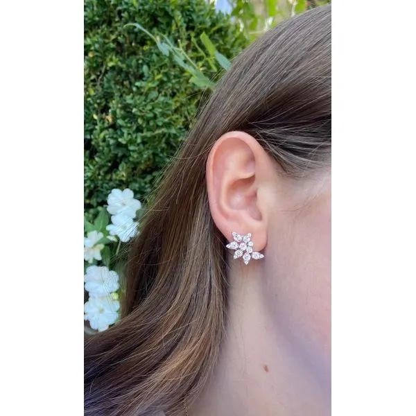 Diamond Earring Image 2 Mollys Jewelers Brooklyn, NY