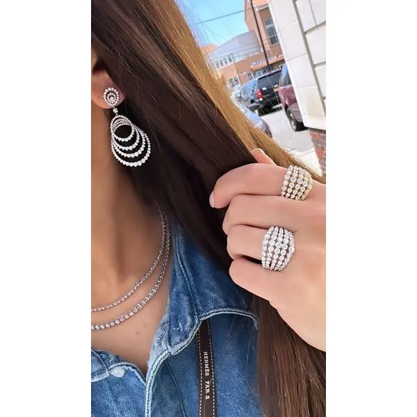 Diamond Earring Mollys Jewelers Brooklyn, NY