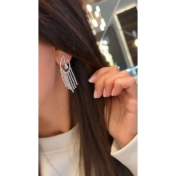 Diamond Earring Image 2 Mollys Jewelers Brooklyn, NY