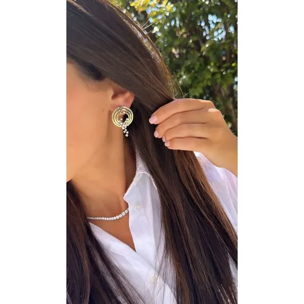 Diamond Earring Mollys Jewelers Brooklyn, NY