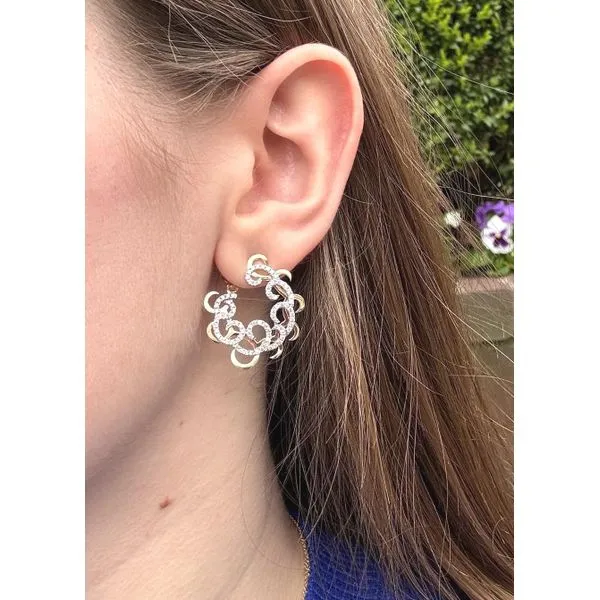 Diamond Earring Image 2 Mollys Jewelers Brooklyn, NY