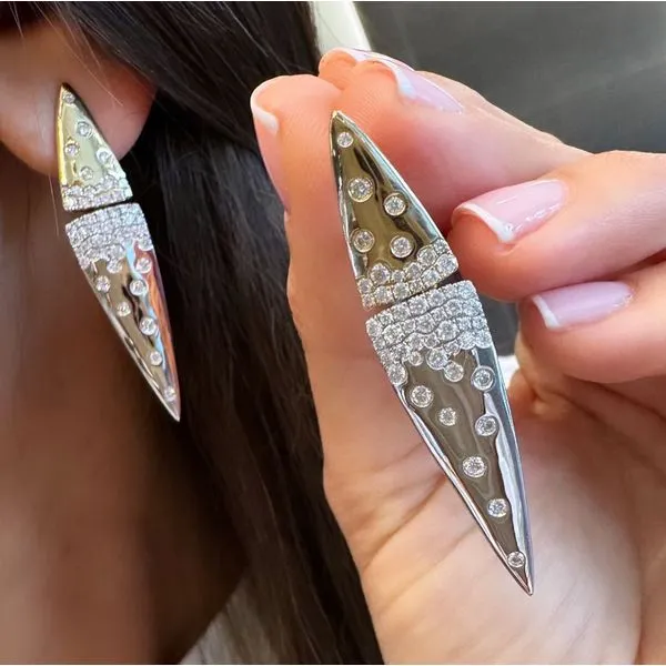 Diamond Earring Mollys Jewelers Brooklyn, NY
