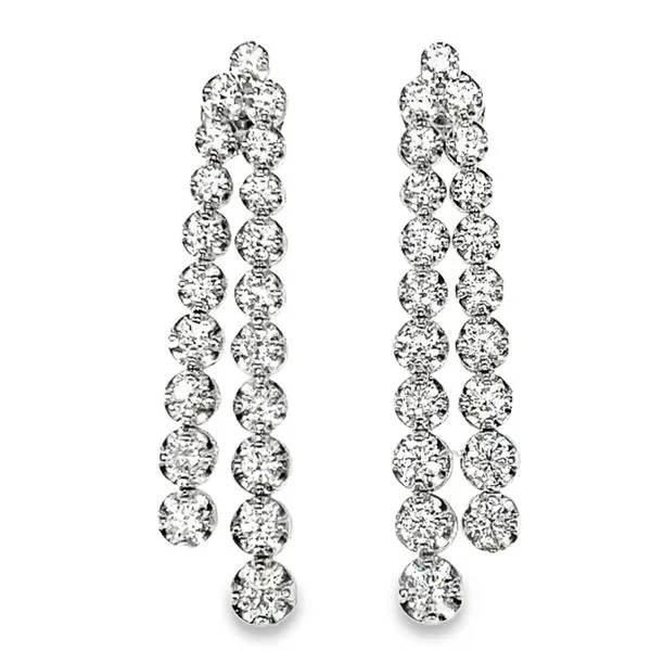 Diamond Earring Image 2 Mollys Jewelers Brooklyn, NY