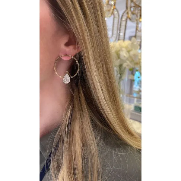 Diamond Earring Image 2 Mollys Jewelers Brooklyn, NY