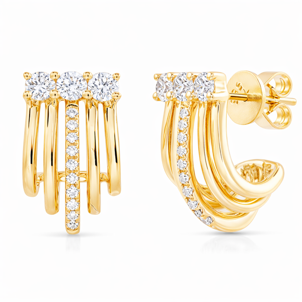 Diamond Earring Mollys Jewelers Brooklyn, NY