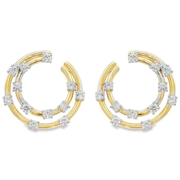 Diamond Earring Image 3 Mollys Jewelers Brooklyn, NY