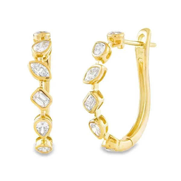 Diamond Earring Image 2 Mollys Jewelers Brooklyn, NY