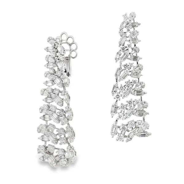 Diamond Earring Image 2 Mollys Jewelers Brooklyn, NY