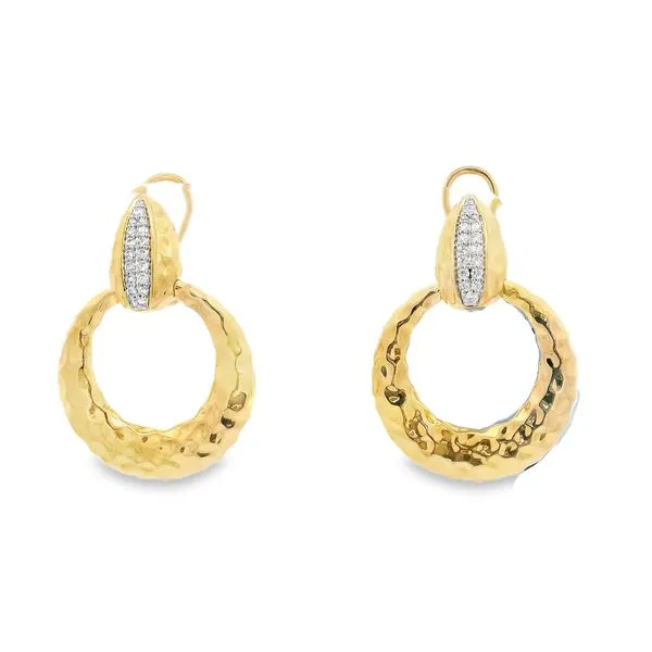 Diamond Earring Image 2 Mollys Jewelers Brooklyn, NY