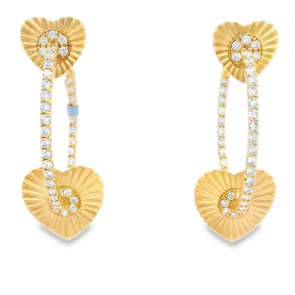Diamond Earring Image 2 Mollys Jewelers Brooklyn, NY
